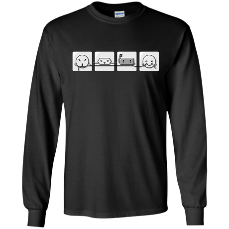 T-Shirts Black / S Power Struggle Men's Long Sleeve T-Shirt