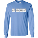 T-Shirts Carolina Blue / S Power Struggle Men's Long Sleeve T-Shirt