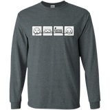 T-Shirts Dark Heather / S Power Struggle Men's Long Sleeve T-Shirt