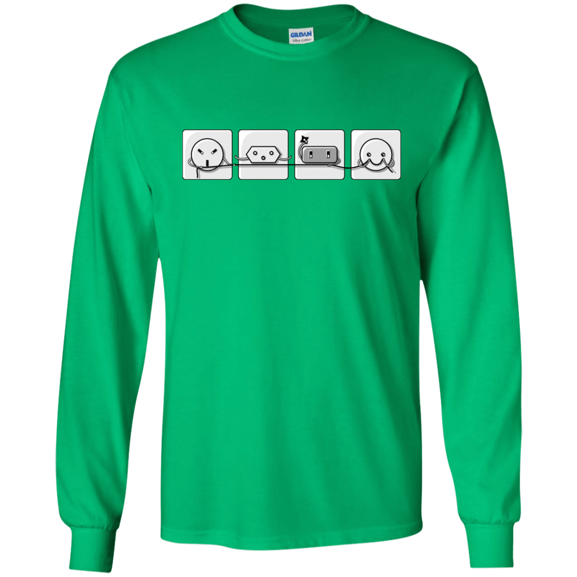 T-Shirts Irish Green / S Power Struggle Men's Long Sleeve T-Shirt