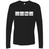 T-Shirts Black / S Power Struggle Men's Premium Long Sleeve