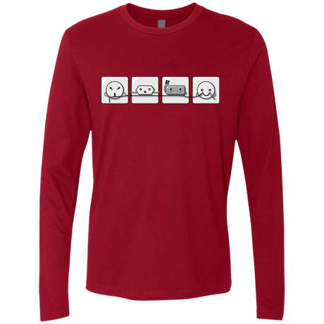 T-Shirts Cardinal / S Power Struggle Men's Premium Long Sleeve