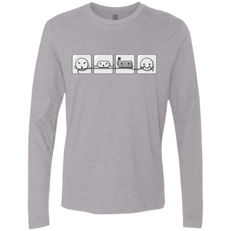 T-Shirts Heather Grey / S Power Struggle Men's Premium Long Sleeve