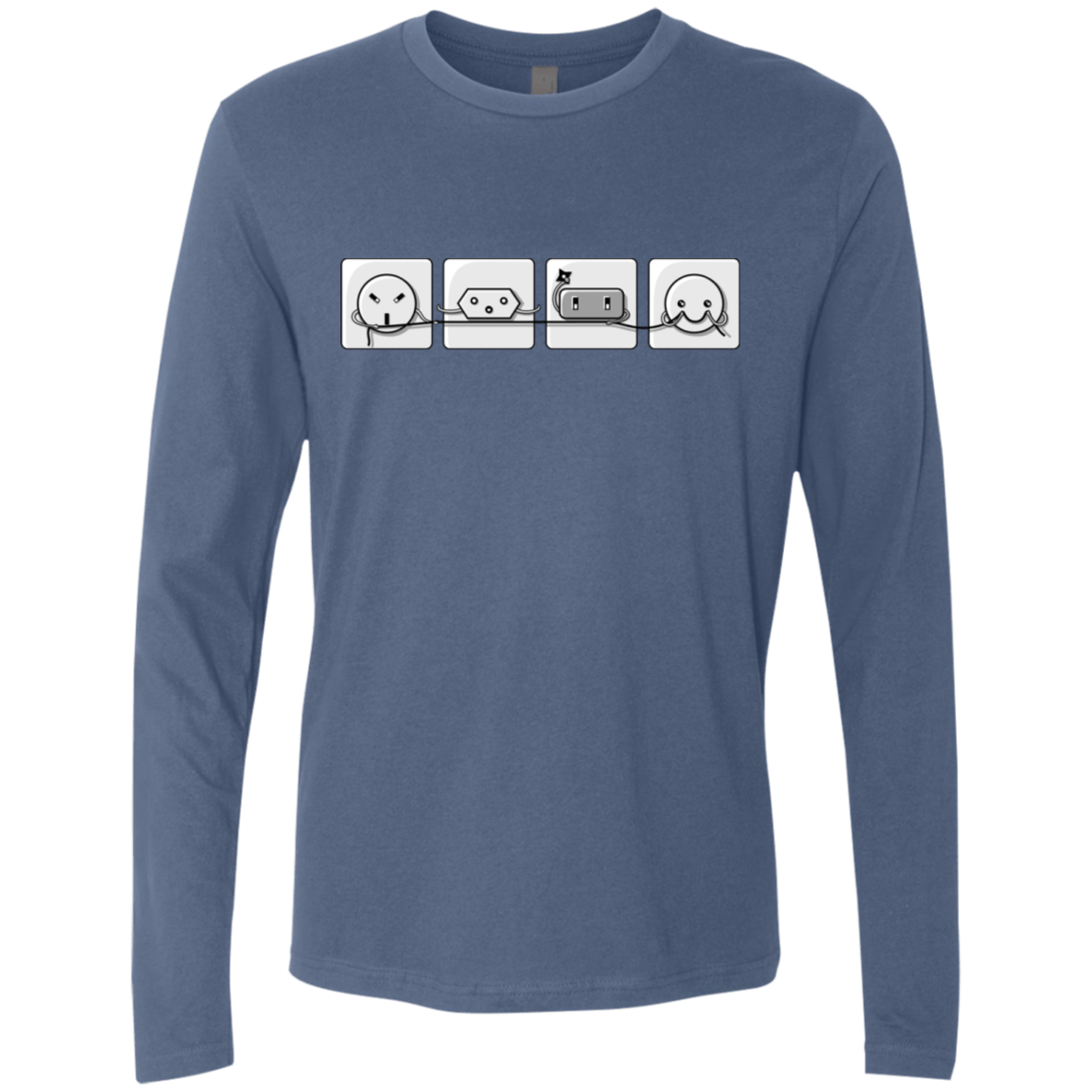 T-Shirts Indigo / S Power Struggle Men's Premium Long Sleeve