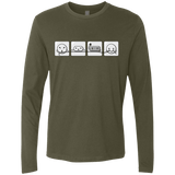 T-Shirts Military Green / S Power Struggle Men's Premium Long Sleeve