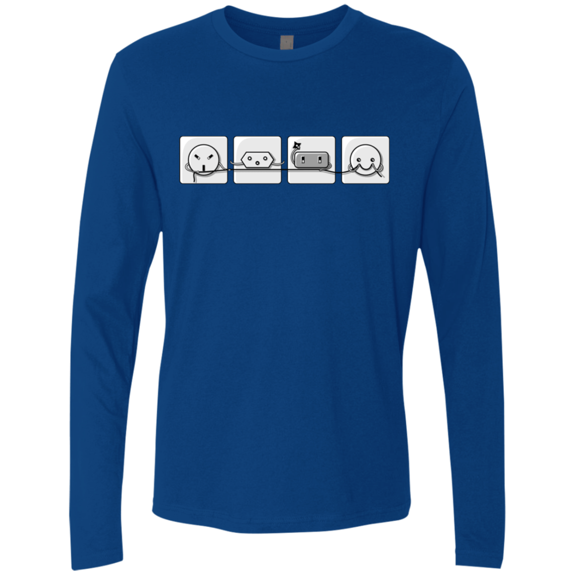 T-Shirts Royal / S Power Struggle Men's Premium Long Sleeve