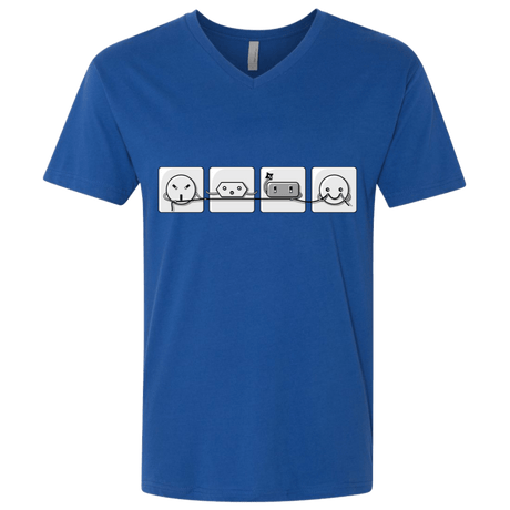 T-Shirts Royal / X-Small Power Struggle Men's Premium V-Neck