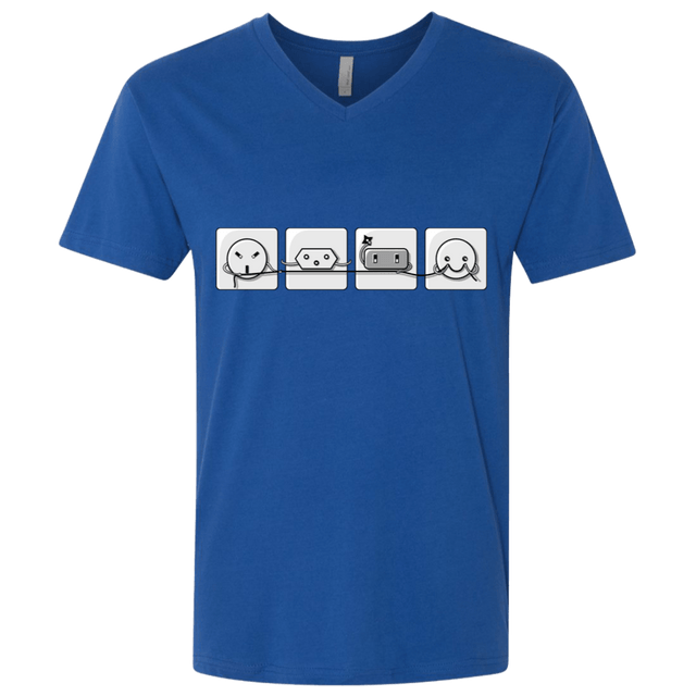 T-Shirts Royal / X-Small Power Struggle Men's Premium V-Neck