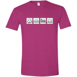 T-Shirts Antique Heliconia / S Power Struggle Men's Semi-Fitted Softstyle