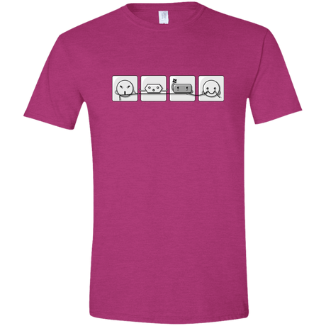 T-Shirts Antique Heliconia / S Power Struggle Men's Semi-Fitted Softstyle