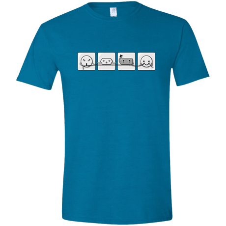 T-Shirts Antique Sapphire / S Power Struggle Men's Semi-Fitted Softstyle