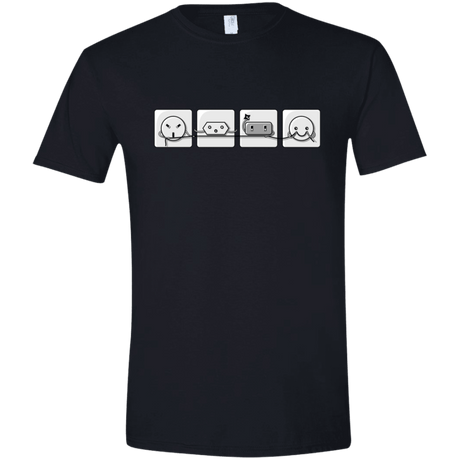 T-Shirts Black / X-Small Power Struggle Men's Semi-Fitted Softstyle