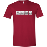 T-Shirts Cardinal Red / S Power Struggle Men's Semi-Fitted Softstyle