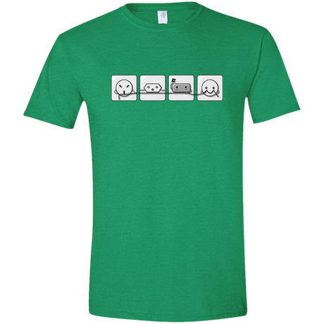 T-Shirts Heather Irish Green / M Power Struggle Men's Semi-Fitted Softstyle