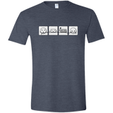 T-Shirts Heather Navy / S Power Struggle Men's Semi-Fitted Softstyle