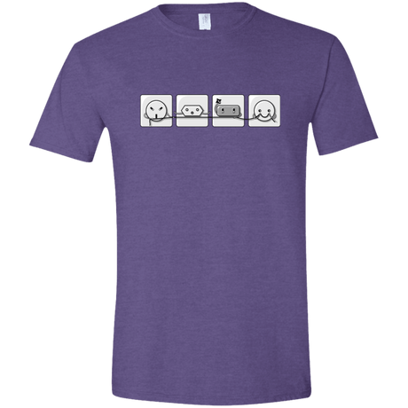 T-Shirts Heather Purple / S Power Struggle Men's Semi-Fitted Softstyle