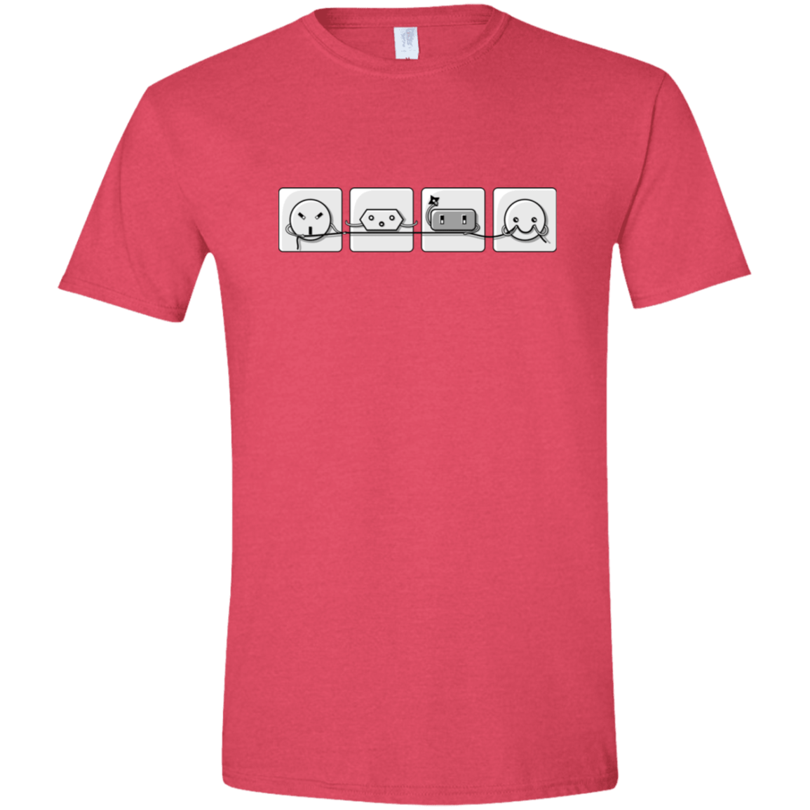 T-Shirts Heather Red / S Power Struggle Men's Semi-Fitted Softstyle