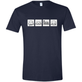 T-Shirts Navy / X-Small Power Struggle Men's Semi-Fitted Softstyle