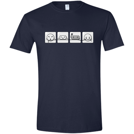 T-Shirts Navy / X-Small Power Struggle Men's Semi-Fitted Softstyle