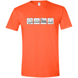 T-Shirts Orange / S Power Struggle Men's Semi-Fitted Softstyle