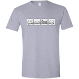 T-Shirts Sport Grey / X-Small Power Struggle Men's Semi-Fitted Softstyle