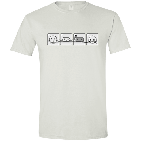 T-Shirts White / X-Small Power Struggle Men's Semi-Fitted Softstyle