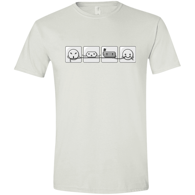 T-Shirts White / X-Small Power Struggle Men's Semi-Fitted Softstyle