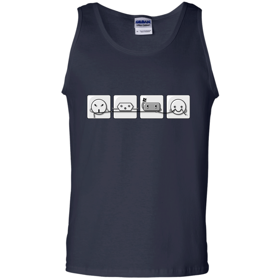 T-Shirts Navy / S Power Struggle Men's Tank Top