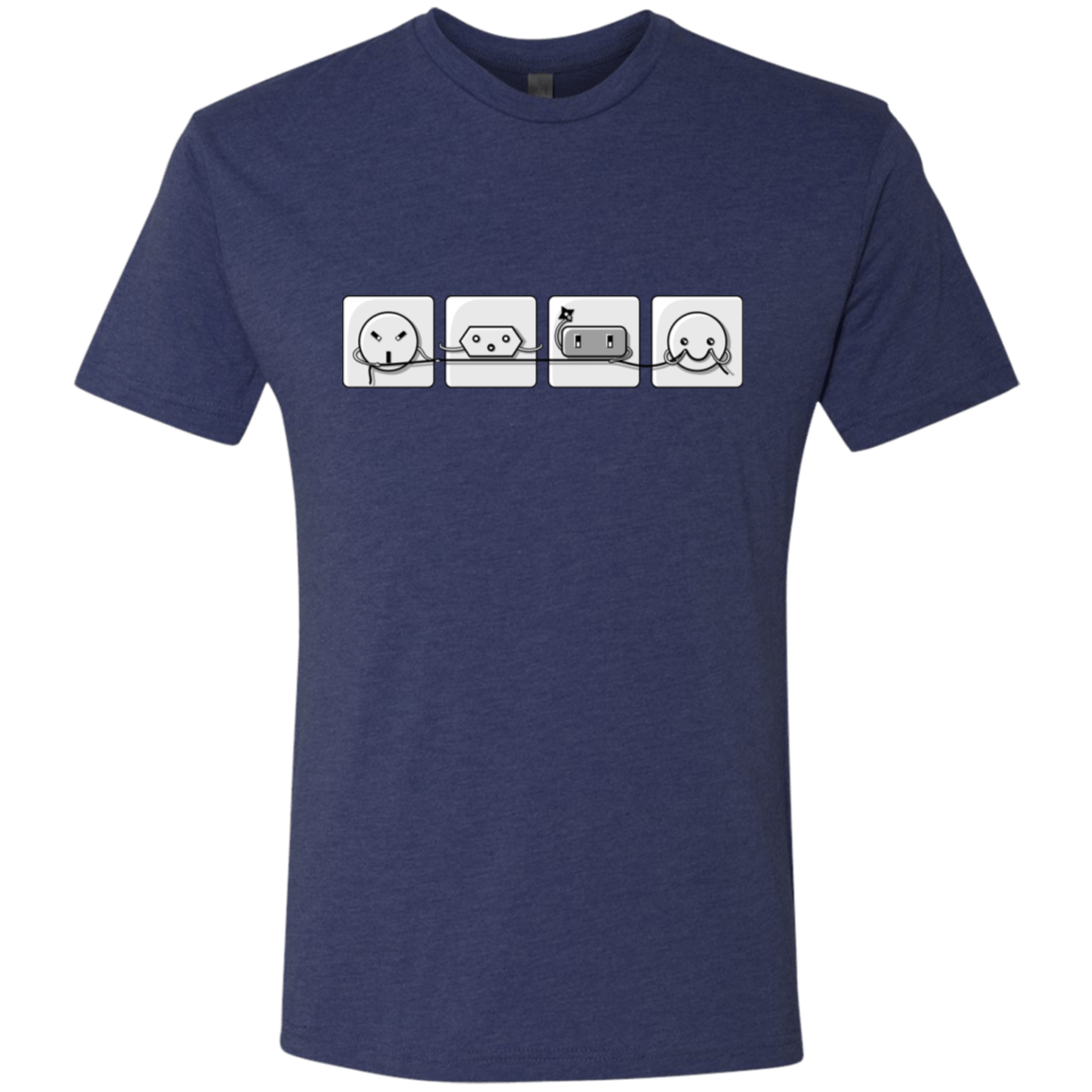 T-Shirts Vintage Navy / S Power Struggle Men's Triblend T-Shirt