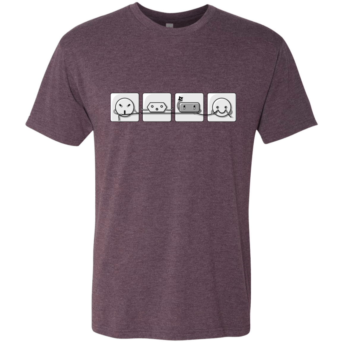 T-Shirts Vintage Purple / S Power Struggle Men's Triblend T-Shirt