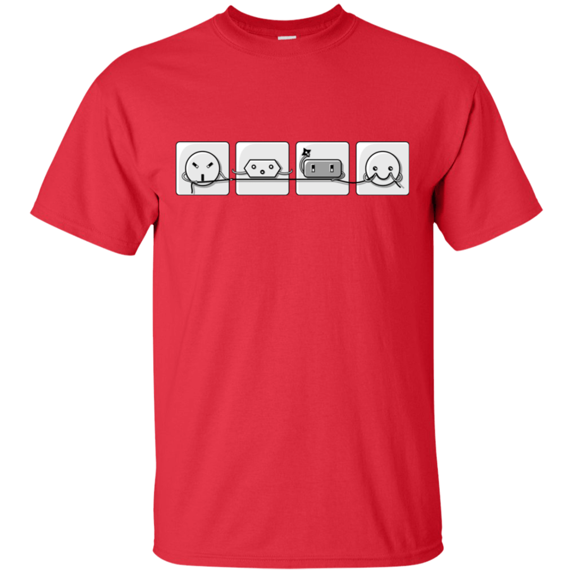 T-Shirts Red / S Power Struggle T-Shirt