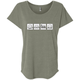 T-Shirts Venetian Grey / X-Small Power Struggle Triblend Dolman Sleeve