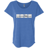 T-Shirts Vintage Royal / X-Small Power Struggle Triblend Dolman Sleeve