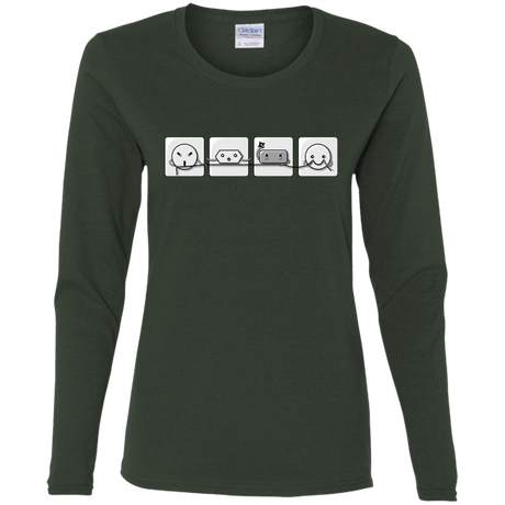 T-Shirts Forest / S Power Struggle Women's Long Sleeve T-Shirt