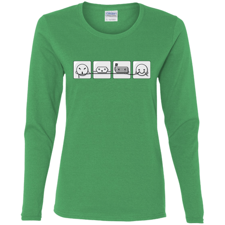 T-Shirts Irish Green / S Power Struggle Women's Long Sleeve T-Shirt