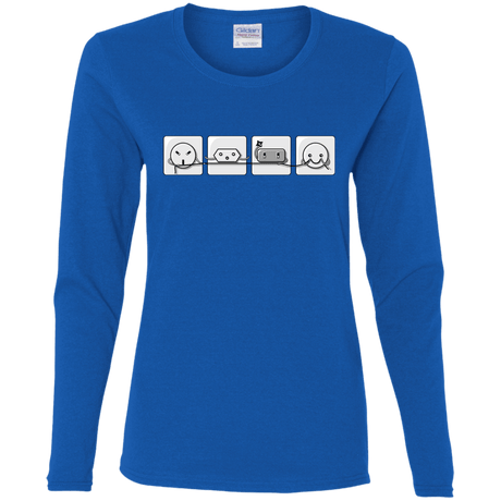 T-Shirts Royal / S Power Struggle Women's Long Sleeve T-Shirt