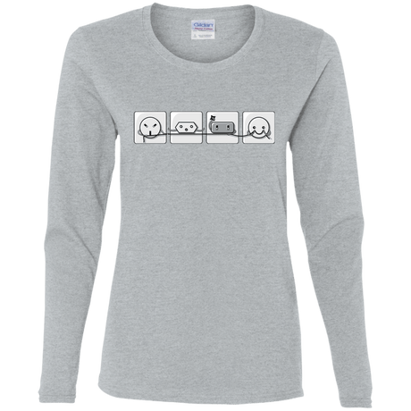 T-Shirts Sport Grey / S Power Struggle Women's Long Sleeve T-Shirt