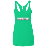 T-Shirts Envy / X-Small Power Struggle Women's Triblend Racerback Tank