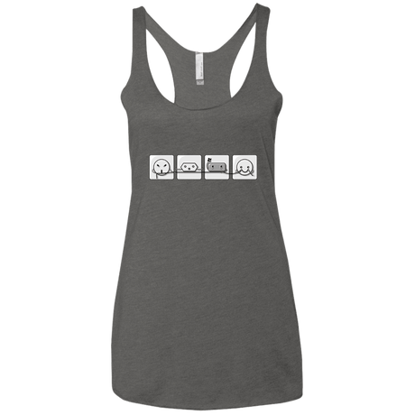 T-Shirts Premium Heather / X-Small Power Struggle Women's Triblend Racerback Tank