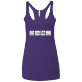 T-Shirts Purple Rush / X-Small Power Struggle Women's Triblend Racerback Tank