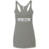 T-Shirts Venetian Grey / X-Small Power Struggle Women's Triblend Racerback Tank