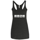 T-Shirts Vintage Black / X-Small Power Struggle Women's Triblend Racerback Tank