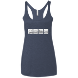 T-Shirts Vintage Navy / X-Small Power Struggle Women's Triblend Racerback Tank