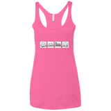 T-Shirts Vintage Pink / X-Small Power Struggle Women's Triblend Racerback Tank