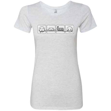 T-Shirts Heather White / S Power Struggle Women's Triblend T-Shirt
