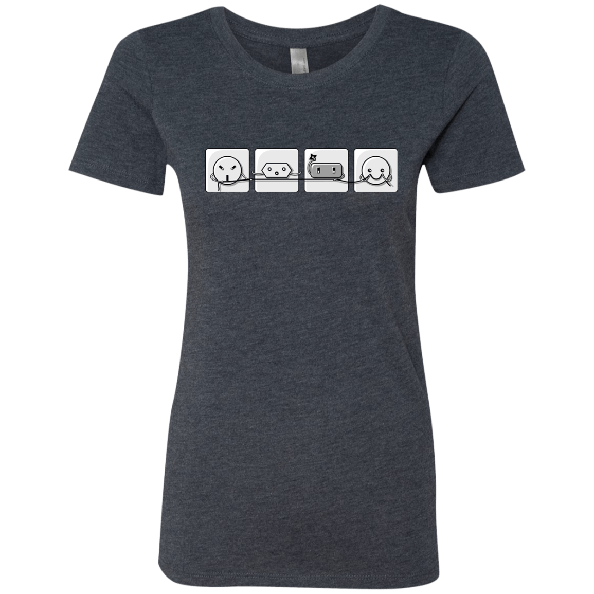 T-Shirts Vintage Navy / S Power Struggle Women's Triblend T-Shirt