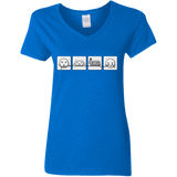 T-Shirts Royal / S Power Struggle Women's V-Neck T-Shirt