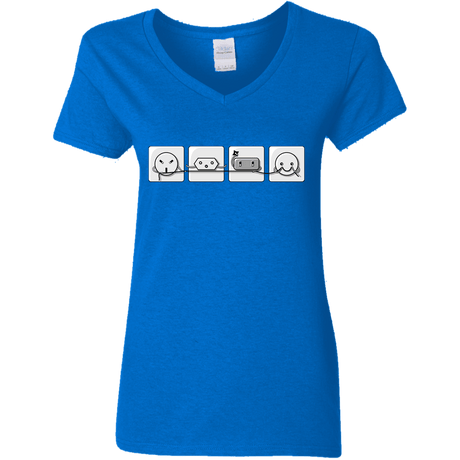 T-Shirts Royal / S Power Struggle Women's V-Neck T-Shirt