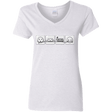 T-Shirts White / S Power Struggle Women's V-Neck T-Shirt