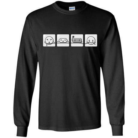 T-Shirts Black / YS Power Struggle Youth Long Sleeve T-Shirt
